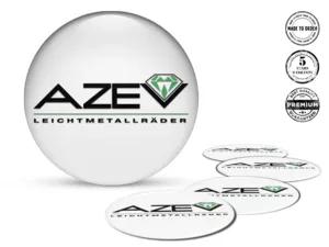 Azev Ruota Emblemi Stile Etichette Cupola Qualità